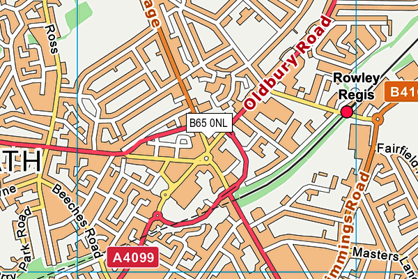 B65 0NL map - OS VectorMap District (Ordnance Survey) B65 0NL map - OS VectorMap District (Ordnance Survey)