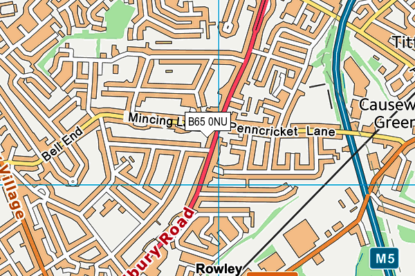 B65 0NU map - OS VectorMap District (Ordnance Survey) B65 0NU map - OS VectorMap District (Ordnance Survey)