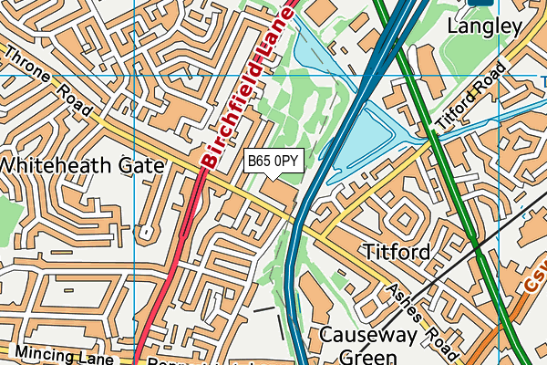 B65 0PY map - OS VectorMap District (Ordnance Survey) B65 0PY map - OS VectorMap District (Ordnance Survey)