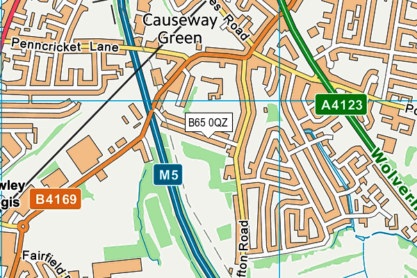 B65 0QZ map - OS VectorMap District (Ordnance Survey) B65 0QZ map - OS VectorMap District (Ordnance Survey)