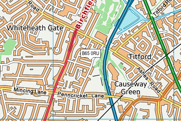 B65 0RU map - OS VectorMap District (Ordnance Survey) B65 0RU map - OS VectorMap District (Ordnance Survey)