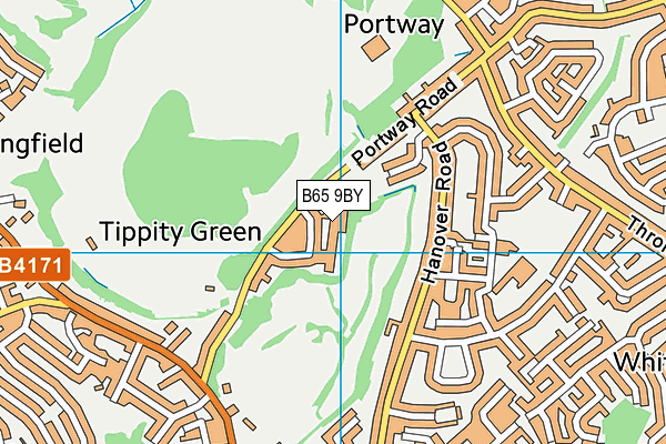 B65 9BY map - OS VectorMap District (Ordnance Survey) B65 9BY map - OS VectorMap District (Ordnance Survey)