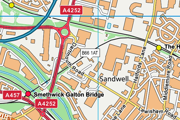 B66 1AT map - OS VectorMap District (Ordnance Survey) B66 1AT map - OS VectorMap District (Ordnance Survey)