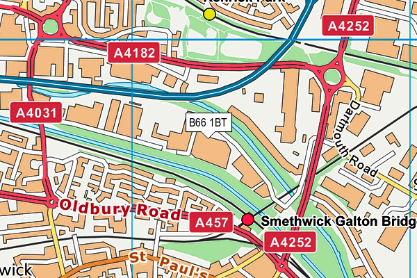 B66 1BT map - OS VectorMap District (Ordnance Survey) B66 1BT map - OS VectorMap District (Ordnance Survey)