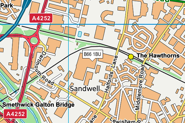 B66 1BU map - OS VectorMap District (Ordnance Survey) B66 1BU map - OS VectorMap District (Ordnance Survey)
