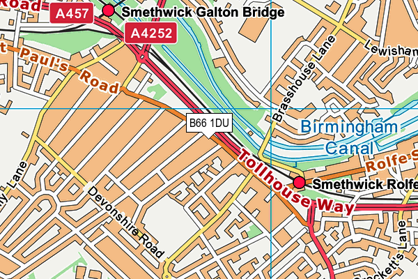 B66 1DU map - OS VectorMap District (Ordnance Survey) B66 1DU map - OS VectorMap District (Ordnance Survey)