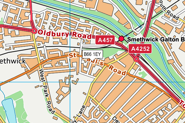 B66 1EY map - OS VectorMap District (Ordnance Survey) B66 1EY map - OS VectorMap District (Ordnance Survey)