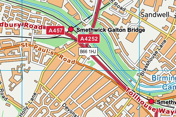 B66 1HJ map - OS VectorMap District (Ordnance Survey) B66 1HJ map - OS VectorMap District (Ordnance Survey)