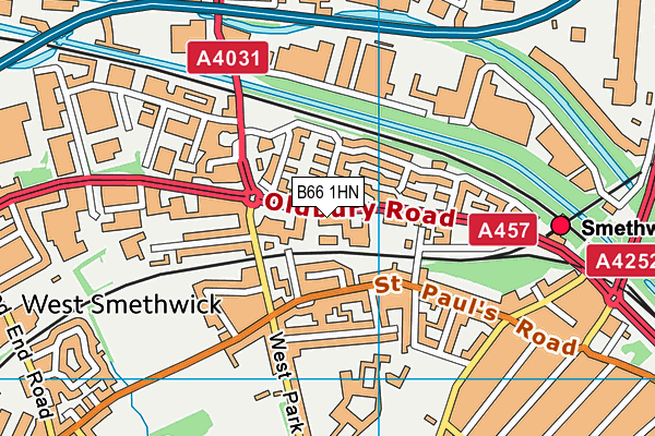 B66 1HN map - OS VectorMap District (Ordnance Survey) B66 1HN map - OS VectorMap District (Ordnance Survey)