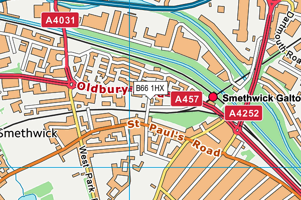 B66 1HX map - OS VectorMap District (Ordnance Survey) B66 1HX map - OS VectorMap District (Ordnance Survey)