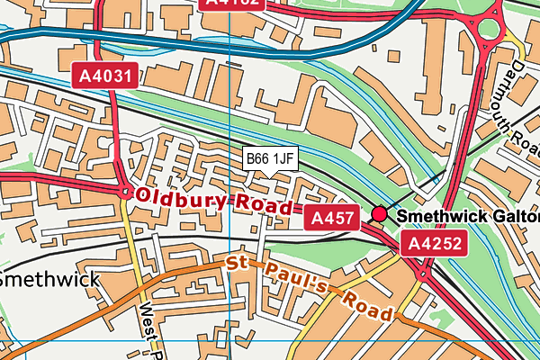 B66 1JF map - OS VectorMap District (Ordnance Survey) B66 1JF map - OS VectorMap District (Ordnance Survey)