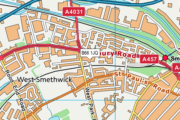 B66 1JQ map - OS VectorMap District (Ordnance Survey) B66 1JQ map - OS VectorMap District (Ordnance Survey)