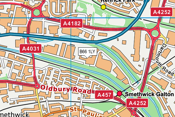 B66 1LY map - OS VectorMap District (Ordnance Survey) B66 1LY map - OS VectorMap District (Ordnance Survey)