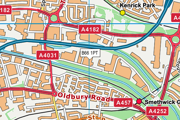 B66 1PT map - OS VectorMap District (Ordnance Survey) B66 1PT map - OS VectorMap District (Ordnance Survey)