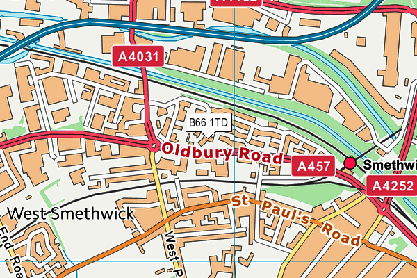 B66 1TD map - OS VectorMap District (Ordnance Survey) B66 1TD map - OS VectorMap District (Ordnance Survey)