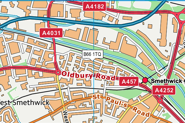B66 1TQ map - OS VectorMap District (Ordnance Survey) B66 1TQ map - OS VectorMap District (Ordnance Survey)