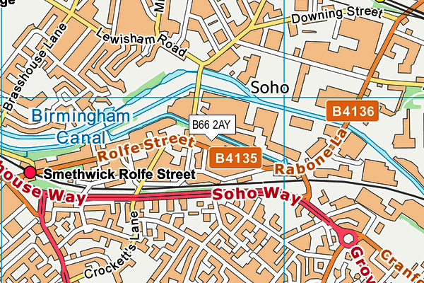 B66 2AY map - OS VectorMap District (Ordnance Survey) B66 2AY map - OS VectorMap District (Ordnance Survey)
