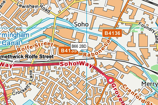 B66 2BD map - OS VectorMap District (Ordnance Survey) B66 2BD map - OS VectorMap District (Ordnance Survey)