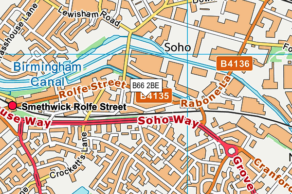 B66 2BE map - OS VectorMap District (Ordnance Survey) B66 2BE map - OS VectorMap District (Ordnance Survey)