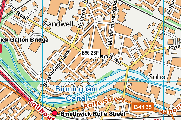 B66 2BP map - OS VectorMap District (Ordnance Survey) B66 2BP map - OS VectorMap District (Ordnance Survey)