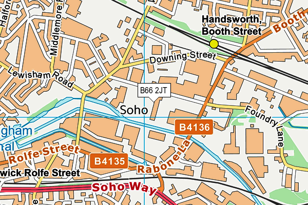 B66 2JT map - OS VectorMap District (Ordnance Survey) B66 2JT map - OS VectorMap District (Ordnance Survey)