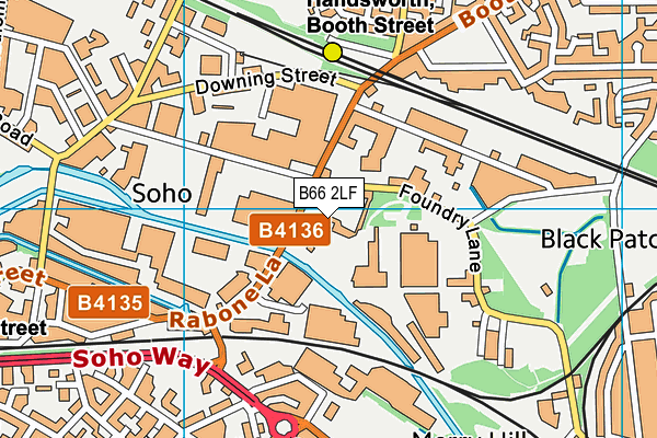 B66 2LF map - OS VectorMap District (Ordnance Survey) B66 2LF map - OS VectorMap District (Ordnance Survey)