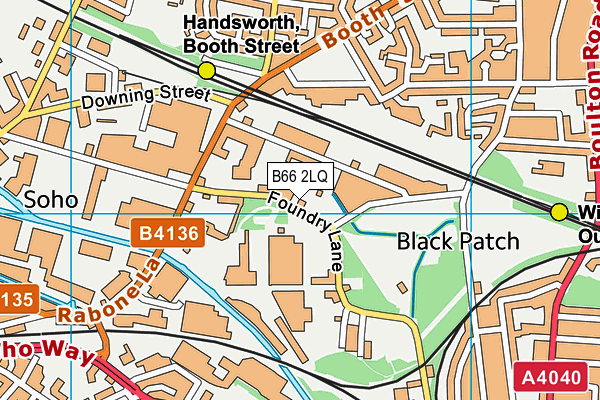 B66 2LQ map - OS VectorMap District (Ordnance Survey) B66 2LQ map - OS VectorMap District (Ordnance Survey)