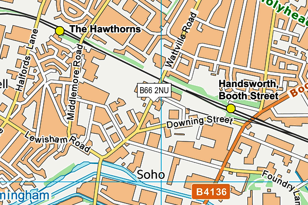 B66 2NU map - OS VectorMap District (Ordnance Survey) B66 2NU map - OS VectorMap District (Ordnance Survey)