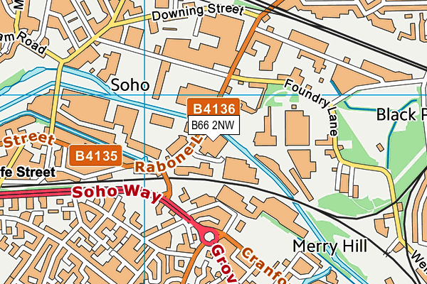 B66 2NW map - OS VectorMap District (Ordnance Survey) B66 2NW map - OS VectorMap District (Ordnance Survey)