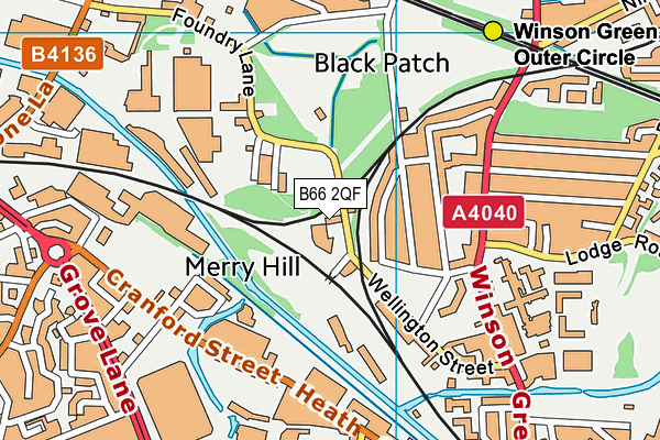 B66 2QF map - OS VectorMap District (Ordnance Survey) B66 2QF map - OS VectorMap District (Ordnance Survey)