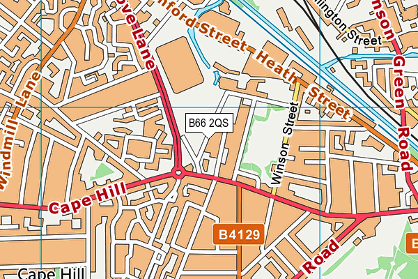 B66 2QS map - OS VectorMap District (Ordnance Survey) B66 2QS map - OS VectorMap District (Ordnance Survey)