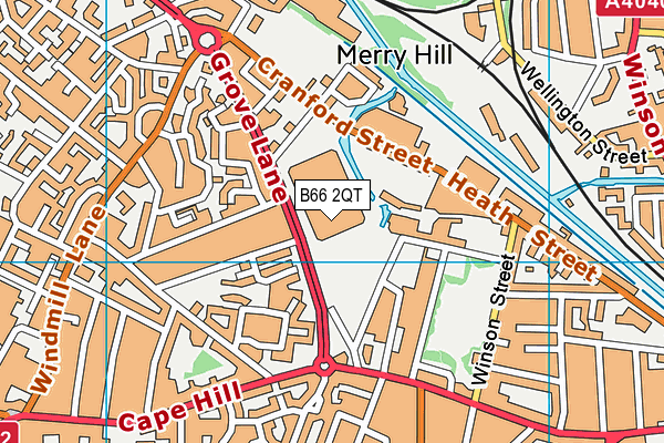B66 2QT map - OS VectorMap District (Ordnance Survey) B66 2QT map - OS VectorMap District (Ordnance Survey)