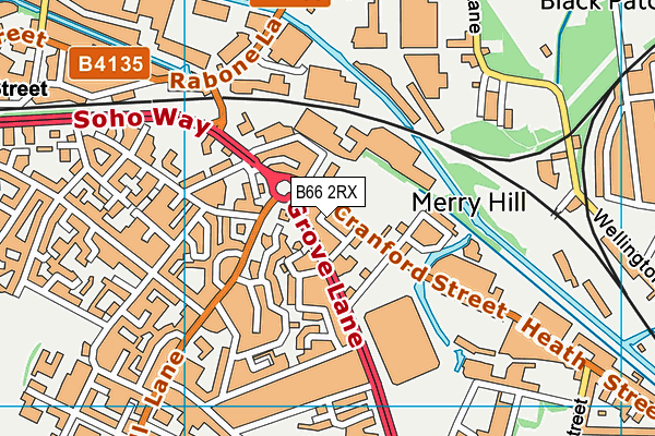 B66 2RX map - OS VectorMap District (Ordnance Survey) B66 2RX map - OS VectorMap District (Ordnance Survey)