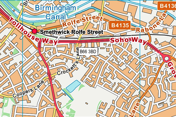 B66 3BD map - OS VectorMap District (Ordnance Survey) B66 3BD map - OS VectorMap District (Ordnance Survey)
