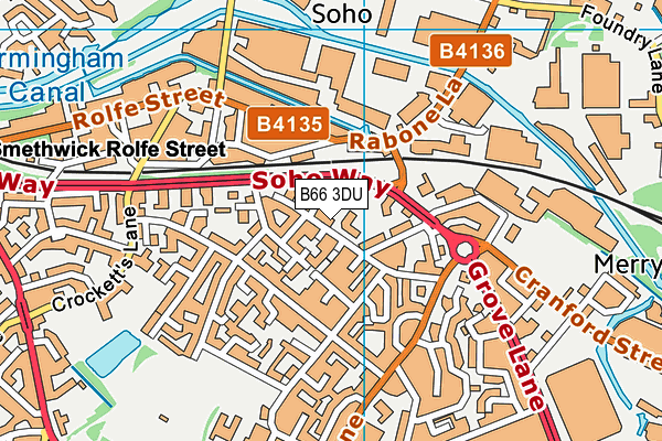 B66 3DU map - OS VectorMap District (Ordnance Survey) B66 3DU map - OS VectorMap District (Ordnance Survey)