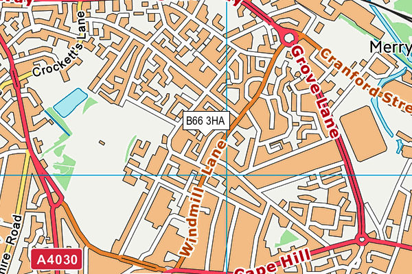 B66 3HA map - OS VectorMap District (Ordnance Survey) B66 3HA map - OS VectorMap District (Ordnance Survey)