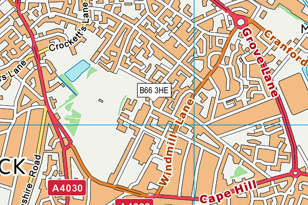 B66 3HE map - OS VectorMap District (Ordnance Survey) B66 3HE map - OS VectorMap District (Ordnance Survey)