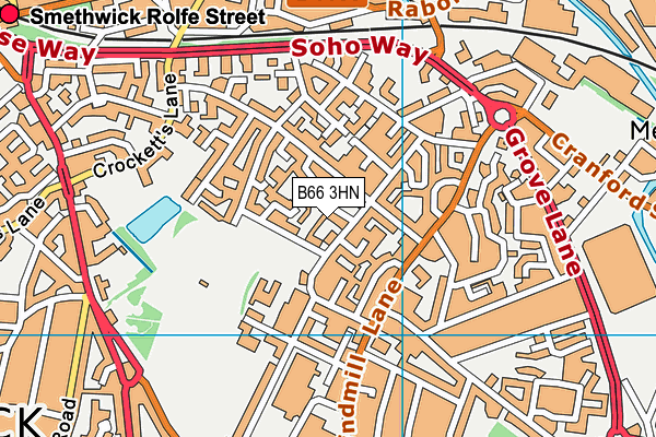 B66 3HN map - OS VectorMap District (Ordnance Survey) B66 3HN map - OS VectorMap District (Ordnance Survey)