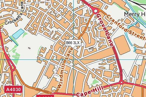 B66 3LX map - OS VectorMap District (Ordnance Survey) B66 3LX map - OS VectorMap District (Ordnance Survey)