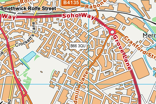 B66 3QU map - OS VectorMap District (Ordnance Survey) B66 3QU map - OS VectorMap District (Ordnance Survey)