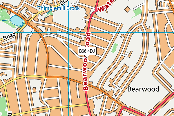 B66 4DJ map - OS VectorMap District (Ordnance Survey) B66 4DJ map - OS VectorMap District (Ordnance Survey)