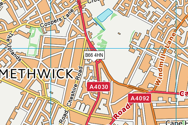 B66 4HN map - OS VectorMap District (Ordnance Survey) B66 4HN map - OS VectorMap District (Ordnance Survey)