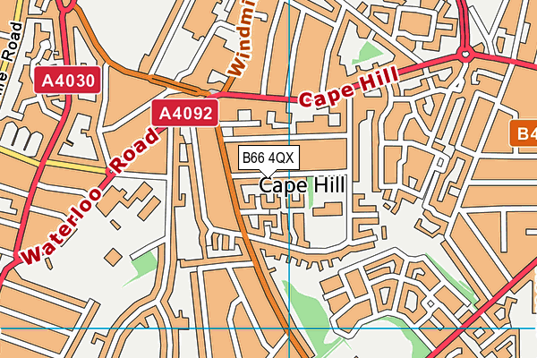 B66 4QX map - OS VectorMap District (Ordnance Survey) B66 4QX map - OS VectorMap District (Ordnance Survey)