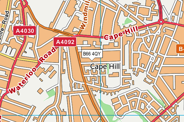 B66 4QY map - OS VectorMap District (Ordnance Survey) B66 4QY map - OS VectorMap District (Ordnance Survey)