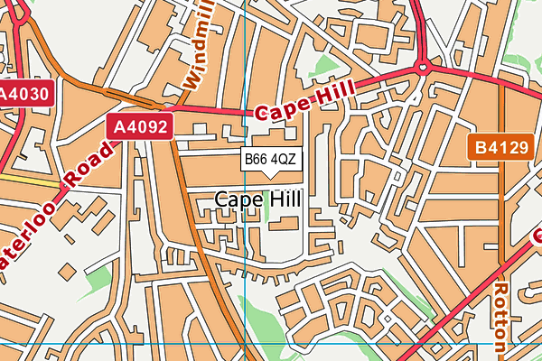 B66 4QZ map - OS VectorMap District (Ordnance Survey) B66 4QZ map - OS VectorMap District (Ordnance Survey)