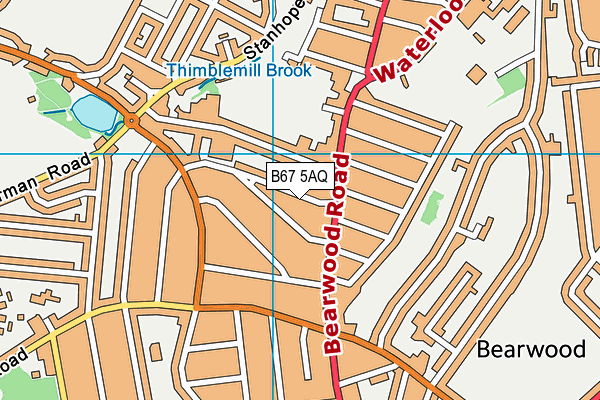 B67 5AQ map - OS VectorMap District (Ordnance Survey) B67 5AQ map - OS VectorMap District (Ordnance Survey)