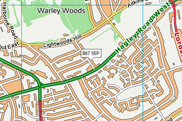 B67 5EP map - OS VectorMap District (Ordnance Survey) B67 5EP map - OS VectorMap District (Ordnance Survey)