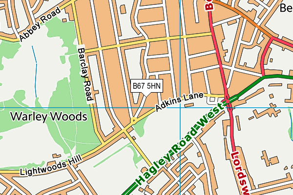 B67 5HN map - OS VectorMap District (Ordnance Survey) B67 5HN map - OS VectorMap District (Ordnance Survey)