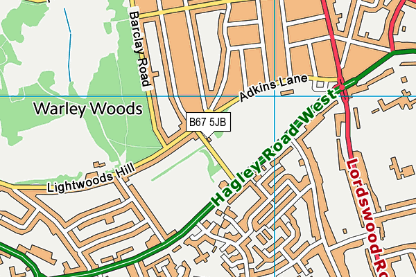 B67 5JB map - OS VectorMap District (Ordnance Survey) B67 5JB map - OS VectorMap District (Ordnance Survey)