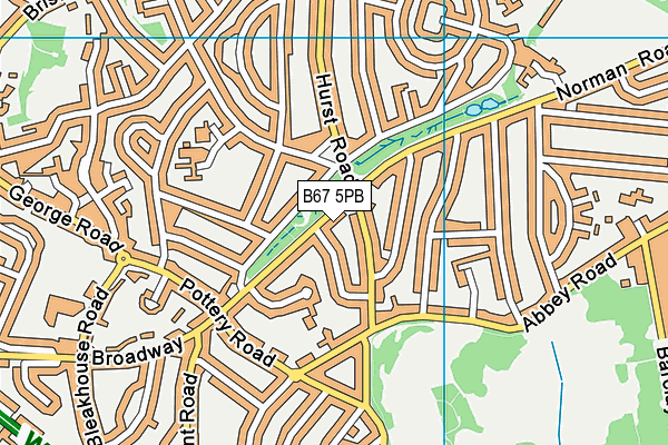 B67 5PB map - OS VectorMap District (Ordnance Survey) B67 5PB map - OS VectorMap District (Ordnance Survey)